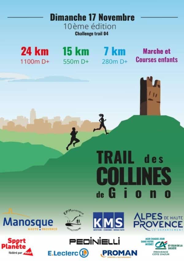 10 ème trail des collines de Giono