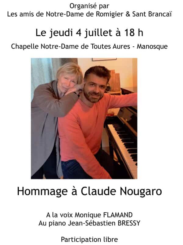 Concert hommage à Claude Nougaro