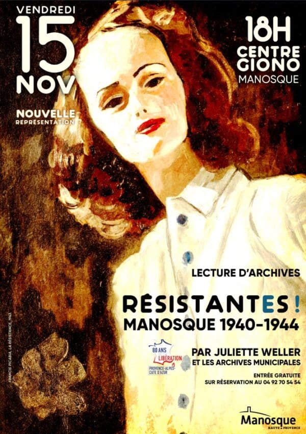 Lecture d'archives : Résistantes ! Manosque 1940-1944_Manosque